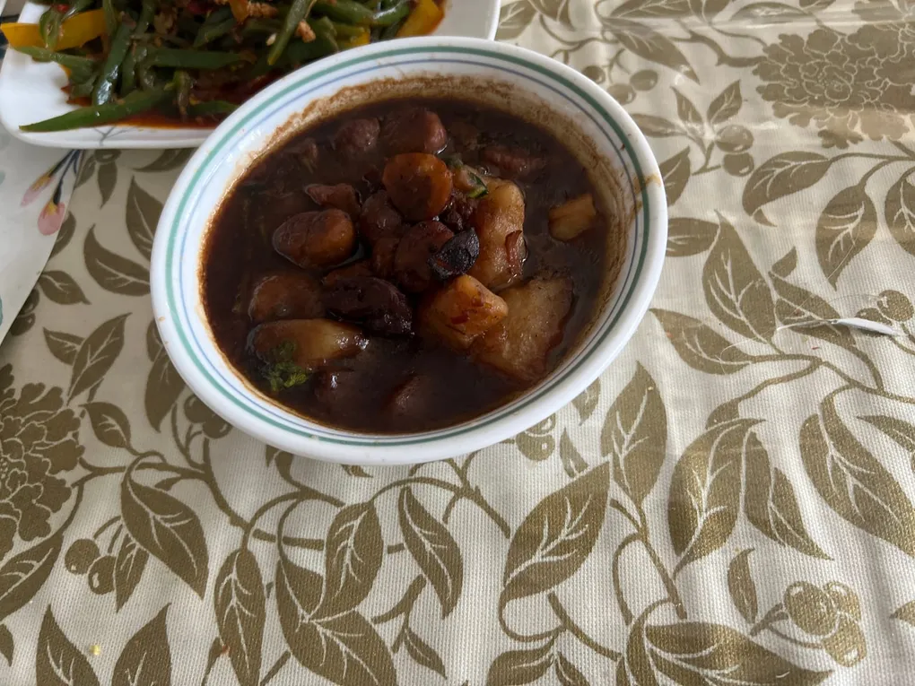 Chicken chestnut